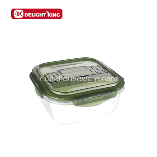 Доступный стеклянный контейнер Bento Box с посудой на вынос